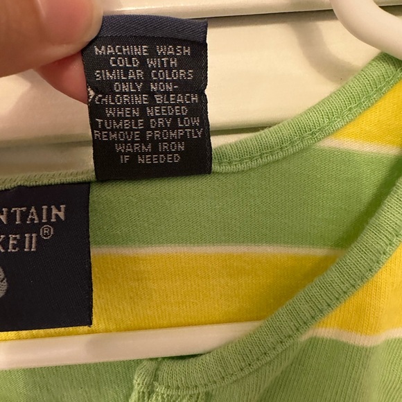 🐧3/$15 or 5/$20 - Mountain Lake II Striped Short-Sleeve Shirt Size 3X EUC - Picture 5 of 5